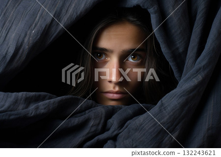 Mysterious Gaze from the Shadows 132243621