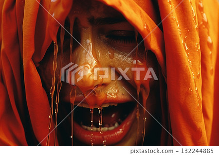 Crying in Orange Veil Crying in Orange Veil 132244885