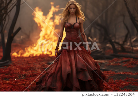 Fiery Fantasy: Woman in Element Fiery Fantasy: Woman in Element 132245204