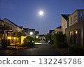 A quiet residential area at night 132245786