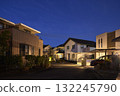 A quiet residential area at night 132245790