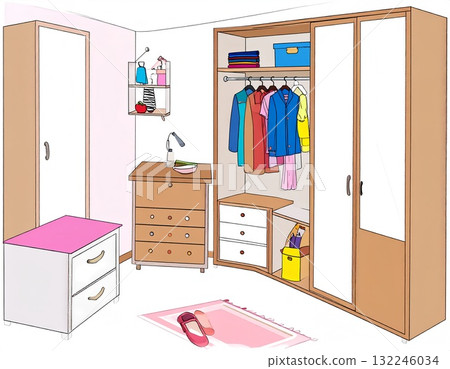 整潔的房間 132246034