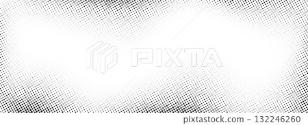 Halftone noise gradient texture. Fading grunge gradation pattern. Black retro dotted wallpaper. Rasterized pixelated cartoon background. Vector comic pop art backdrop overlay in manga, anime style Halftone noise gradient texture. Fading grunge gradation pattern. Black retro dotted wallpaper. Rasterized pixelated cartoon background. Vector comic pop art backdrop overlay in manga, anime style 132246260