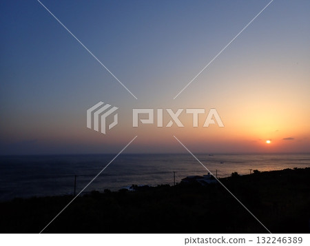 八丈島的日落 八丈島的日落 132246389