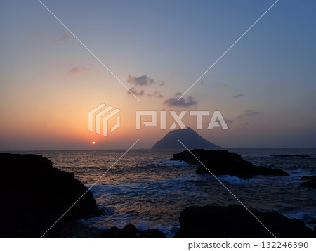 八丈島的日落 八丈島的日落 132246390