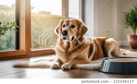 Sitting dog Sitting dog 132248117