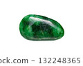 Polished jade on white background 132248365