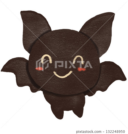 Cute Smiling Bat for Halloween Cute Smiling Bat for Halloween 132248950