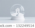 雪球，小房子，小路，AI 132249514