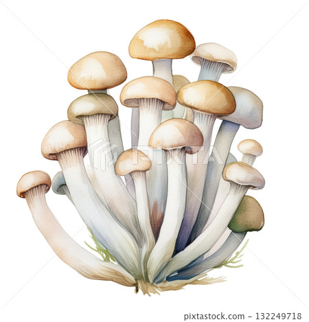 蘑菇插圖 132249718