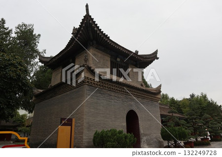 The starting point of the Silk Road: Big Wild Goose Pagoda at Da Ci'en Temple in Xi'an, China The starting point of the Silk Road: Big Wild Goose Pagoda at Da Ci'en Temple in Xi'an, China 132249728