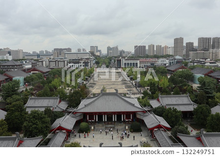 絲路的起點:中國西安大慈恩寺大雁塔 絲路的起點:中國西安大慈恩寺大雁塔 132249751