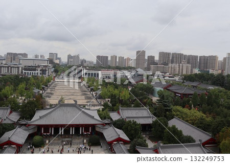 The starting point of the Silk Road: Big Wild Goose Pagoda at Da Ci'en Temple in Xi'an, China The starting point of the Silk Road: Big Wild Goose Pagoda at Da Ci'en Temple in Xi'an, China 132249753