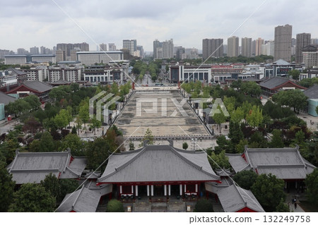 絲路的起點:中國西安大慈恩寺大雁塔 絲路的起點:中國西安大慈恩寺大雁塔 132249758