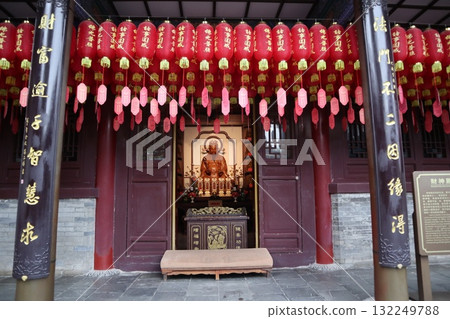 The starting point of the Silk Road: Big Wild Goose Pagoda at Da Ci'en Temple in Xi'an, China The starting point of the Silk Road: Big Wild Goose Pagoda at Da Ci'en Temple in Xi'an, China 132249788