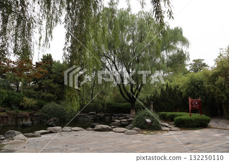 絲路的起點:中國西安青龍寺景區 絲路的起點:中國西安青龍寺景區 132250110