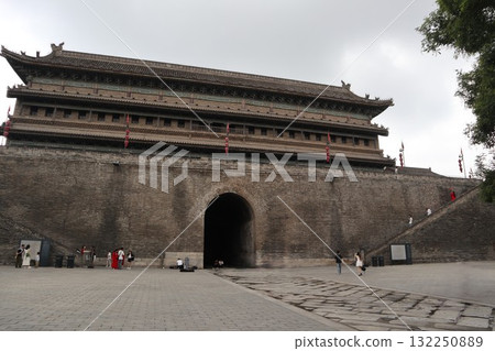 The starting point of the Silk Road: Andingmen, the western gate of Xi'an, China The starting point of the Silk Road: Andingmen, the western gate of Xi'an, China 132250889