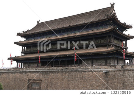 絲路的起點:中國西安的西大門安定門 絲路的起點:中國西安的西大門安定門 132250916