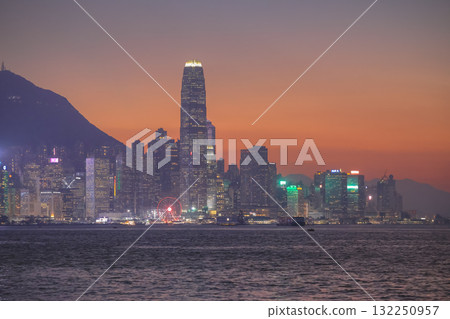 Oct 17 2025 Scenic Promenade View Along Central Hong Kong Waterfront Oct 17 2025 Scenic Promenade View Along Central Hong Kong Waterfront 132250957