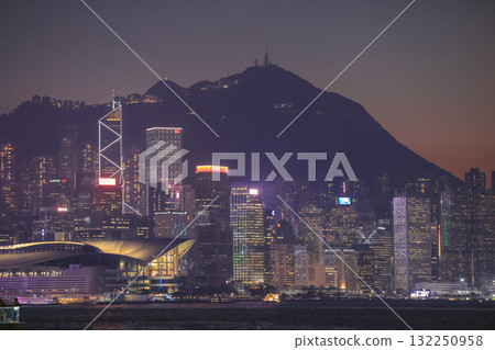Oct 17 2025 Vibrant Hong Kong Night Skyline Over Victoria Harbor With Modern Skyscrapers Oct 17 2025 Vibrant Hong Kong Night Skyline Over Victoria Harbor With Modern Skyscrapers 132250958