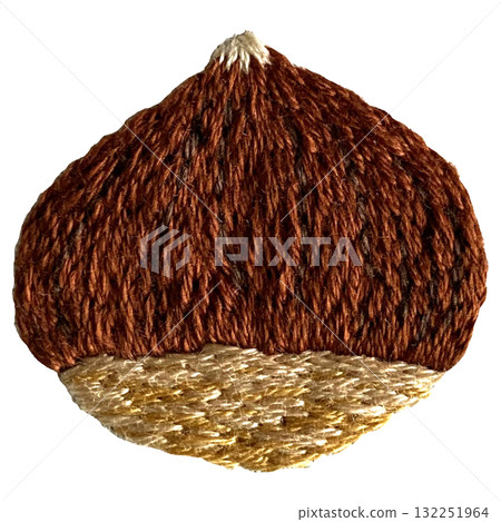 [栗子]手工刺繡插畫素材 132251964