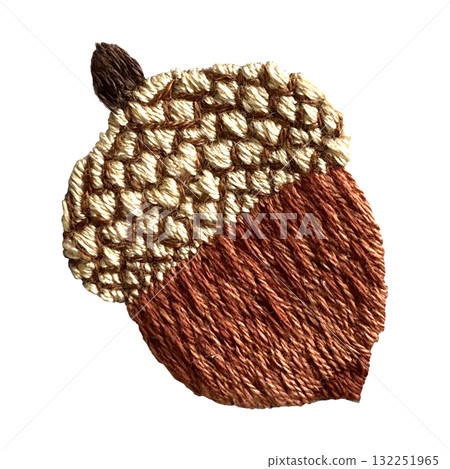 [Acorn] 手工刺繡插畫素材 132251965