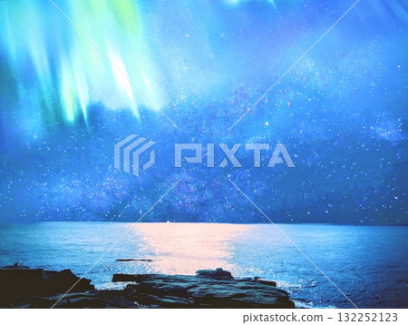 Aurora reflection Aurora reflection 132252123
