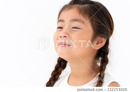 Elementary school girl portrait 132253020