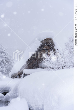 【大雪素材】白川鄉降雪量創歷史新高的雪景【岐阜縣】 【大雪素材】白川鄉降雪量創歷史新高的雪景【岐阜縣】 132253109