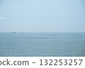 Ship floating in the sea 132253257