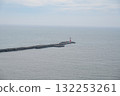 Sky and blue sea 132253261