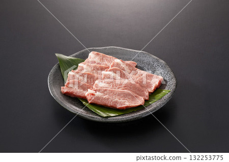 Plated grilled tongue Plated grilled tongue 132253775