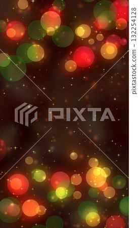 A yellow, green, and red illumination background that shines warmly like a Christmas night 132254128