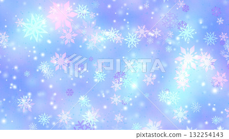 閃閃發光的雪花的奇妙而美麗的背景 閃閃發光的雪花的奇妙而美麗的背景 132254143
