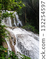 Saluopa waterfall in the tropical forest of Tentena, Sulawesi, Indonesia 132254597
