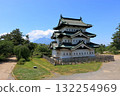 Hirosaki Castle in Hirosaki, Aomori, Japan. The only Edo era feudal castle left in northeastern Japan 132254969