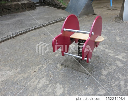 在公園裡玩設備 132254984