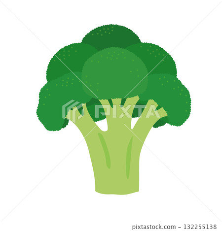 西蘭花的簡單插圖 西蘭花的簡單插圖 132255138