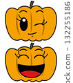萬聖節南瓜臉 132255186