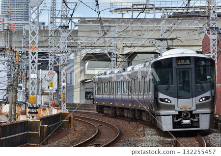 JR Hanwa Line 225 series 5100 train heading towards Wakayama JR Hanwa Line 225 series 5100 train heading towards Wakayama 132255457