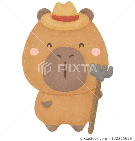 Capybara garden Capybara garden 132255659