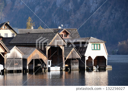 Hallstatt village, Salzkammergut of Austria Hallstatt village, Salzkammergut of Austria 132256027