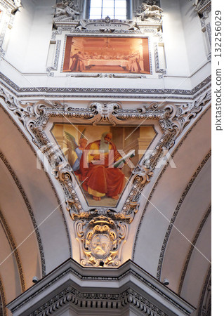 Saint Matthew the Evangelist, fragment of the dome in Salzburg Cathedral 132256029