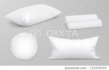 Soft realistic pillow mockup set Soft realistic pillow mockup set 132256528