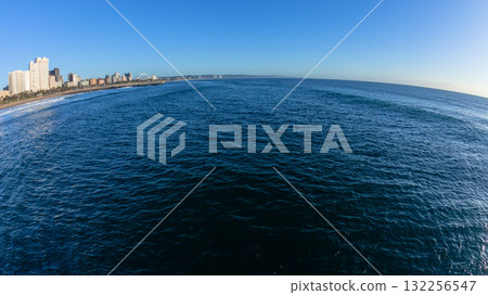 Blue Sky Ocean Tropical Landscape Blue Sky Ocean Tropical Landscape 132256547