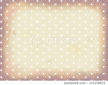 Japanese paper texture New Year's card Horse Year background material 132256625