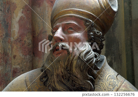 Saint Augustine of Hippo statue in the church of Immaculate Conception in Lepoglava, Croatia Saint Augustine of Hippo statue in the church of Immaculate Conception in Lepoglava, Croatia 132256676