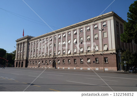 Parliament House on the boulevard Bulevardi Deshmoret e Kombit, Tirana, Albania 132256852