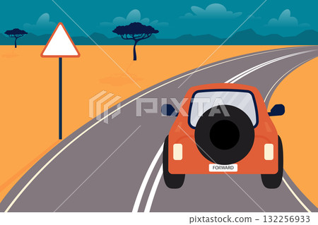 road and car road and car 132256933