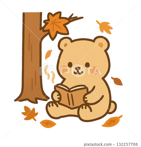 可愛的熊在看書 可愛的熊在看書 132257708